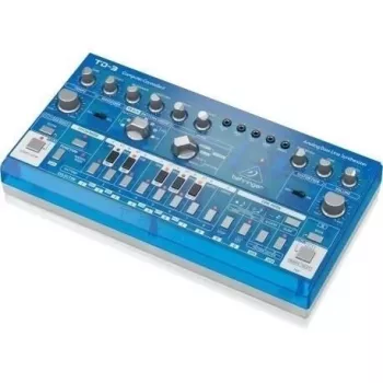 Bass süntesaator Behringer TD-3-BB Blue Transparent – analoog bassiliini moodul