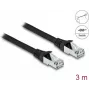 võrgukaabel DeLOCK RJ45 Cat.6A S/FTP 3m Must