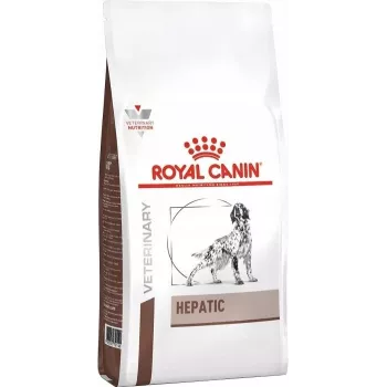 Kuiv koeratoit Royal Canin Hepatic 12 kg — täiskasvanud, maksa toetamiseks, valk 16%, rasv 16%, gluteenivaba