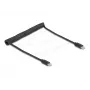 USB-kaabel DeLOCK 90369 USB 2.0 0,75 m USB C Must