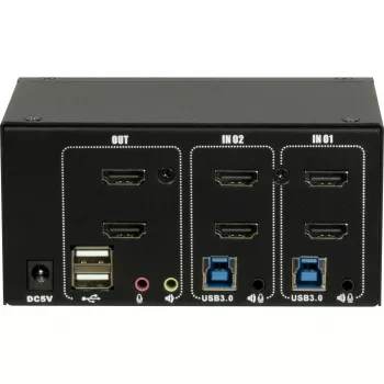 KVM-lüliti Inter-Tech IPC AS-22HUS 2 pordiga USB