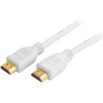 shiverpeaks BASIC-S HDMI-kaabel, A-pistik - A-pistik, 1,5 m kullatud kontaktidega, Full-HD kvaliteedi jaoks (4096 x 2160 (BS77471-W)