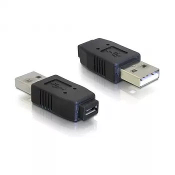 Adapter USB micro-A+B-pesa USB 2.0-A isasele DeLOCK 65029