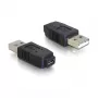 Adapter USB micro-A+B-pesa USB 2.0-A isasele DeLOCK 65029