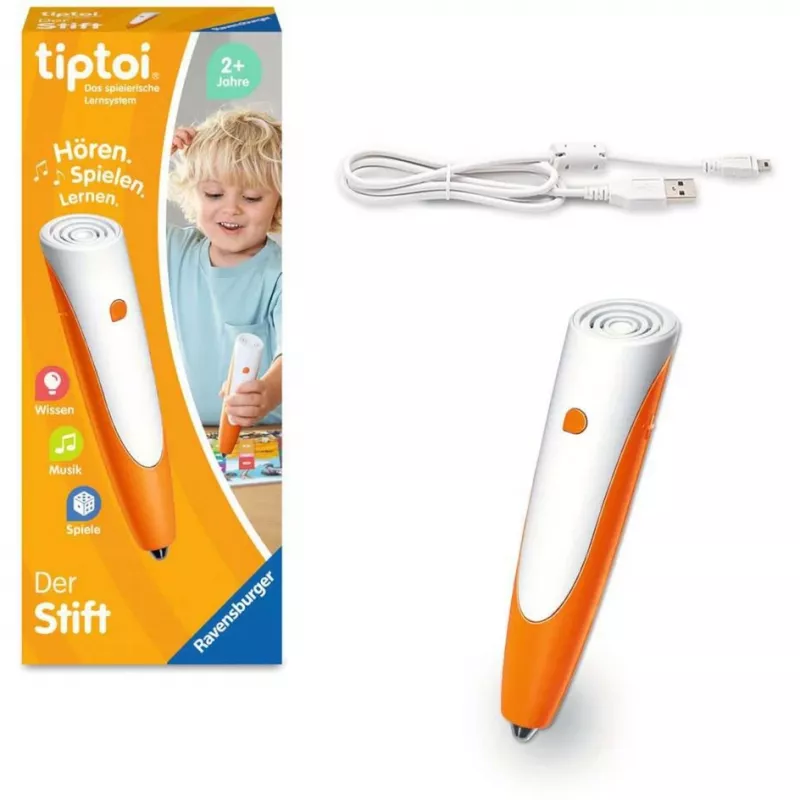 Õppepliiats Ravensburger tiptoi 00110 oranž valge poistele tüdrukutele