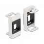 Keystone Holder DeLOCK Easy 45 Module 22.5 x 45 mm Valge Must