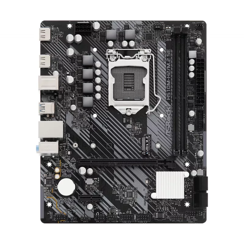 ASRock H510M-H2/M.2 SE Micro-ATX emaplaat