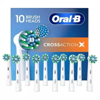 Asendusharjapead Oral-B Pro CrossAction, 10 tk pakendis, valge