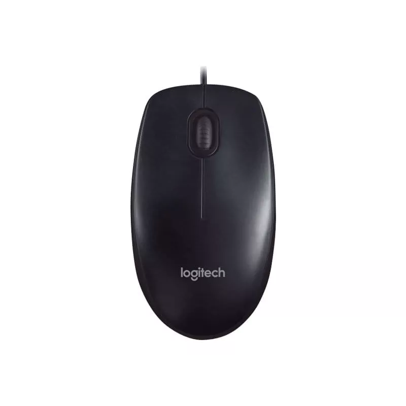 Logitech M90 juhtmega optiline kontorihiir — 1000 DPI, mõlemakäeline, USB Type-A, must