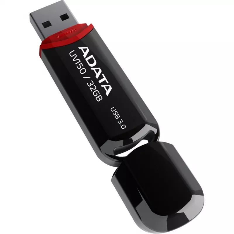 ADATA AUV150-32G-RBK USB-mälupulk 32 GB USB Type-A 3.2 Gen 1 (3.1 Gen 1) Must