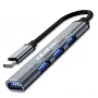 USB-jaotur QOLTEC 53792, USB-C 3.1 4-pordiline (USB 3.0 x1, USB 2.0 x3)