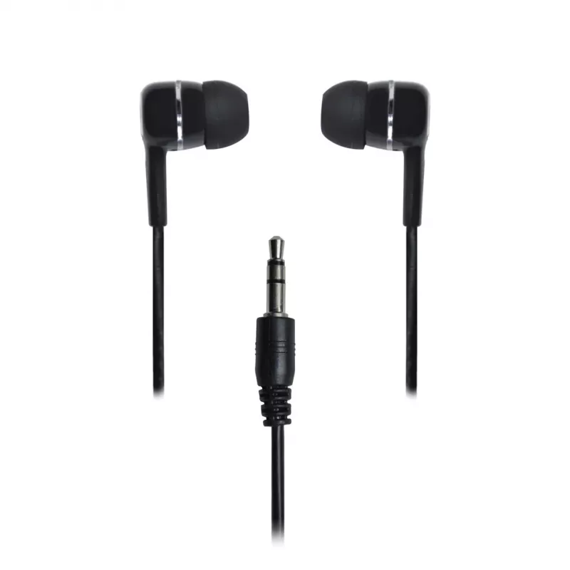 Juhtmega kõrvasisesed kõrvaklapid VAKOSS LT-437EX, binauraalsed, 3,5 mm, 1 m kaabel, 32 Ω, 20–20000 Hz, suletud, must