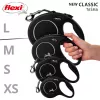 Flexi New CLASSIC 5 m Must Koera automaatne jalutusrihm