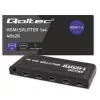 Qoltec 51798 aktiivne HDMI-jaotur 4 x HDMI 4K x 2K | 3.4Gb/s