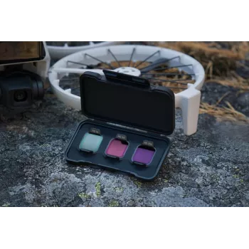 Neutraaltihedusfiltri komplekt DJI Flip ND16 / ND64 / ND256 — kolmepakk ühilduvatele DJI droonidele