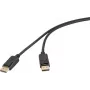 Renkforce DisplayPort-pistik Must RF-6830476 4K UHD (RF-6830476)