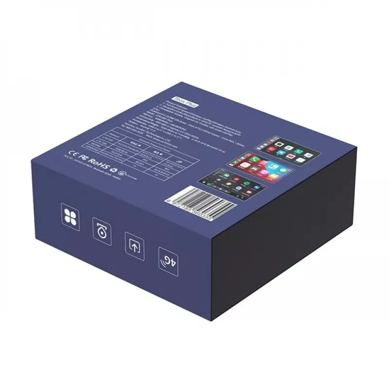 CARLINKIT Adapter Wireless AI Box Android 13-ga - 8GB+128GB originaalsetele autoraadiotele, millel on CarPlay, sinine