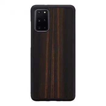 Kaitseümbris Samsung Galaxy S20+ jaoks — mees ja puit — eebenmust