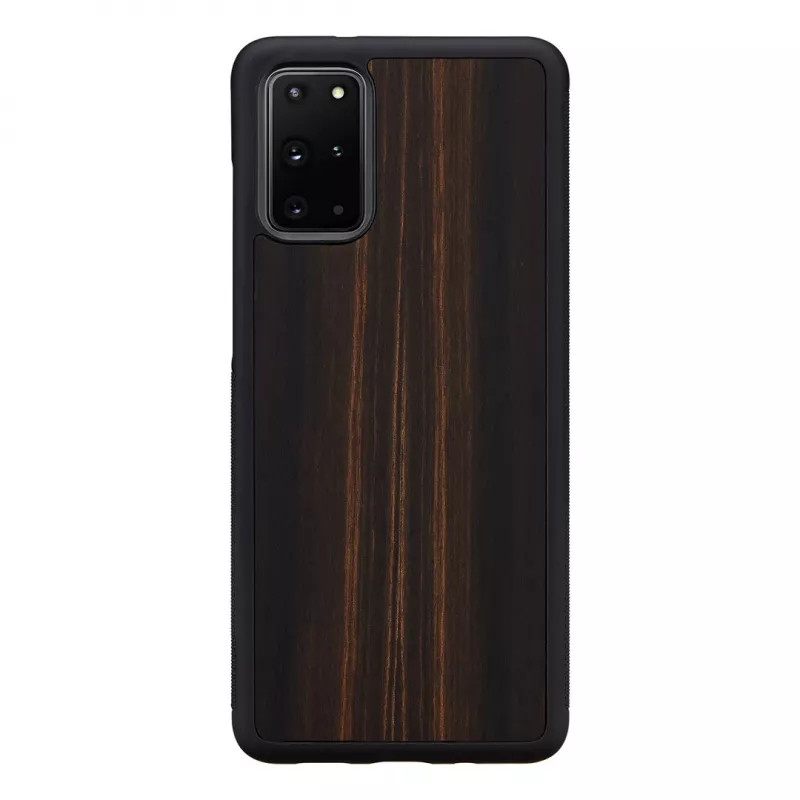 Kaitseümbris Samsung Galaxy S20+ jaoks — mees ja puit — eebenmust