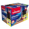 Põrandamopp VILEDA Ultramax BOX 177453 täidetava mikrokiust peaga, väänamispang, 3 pestavat lappi, must