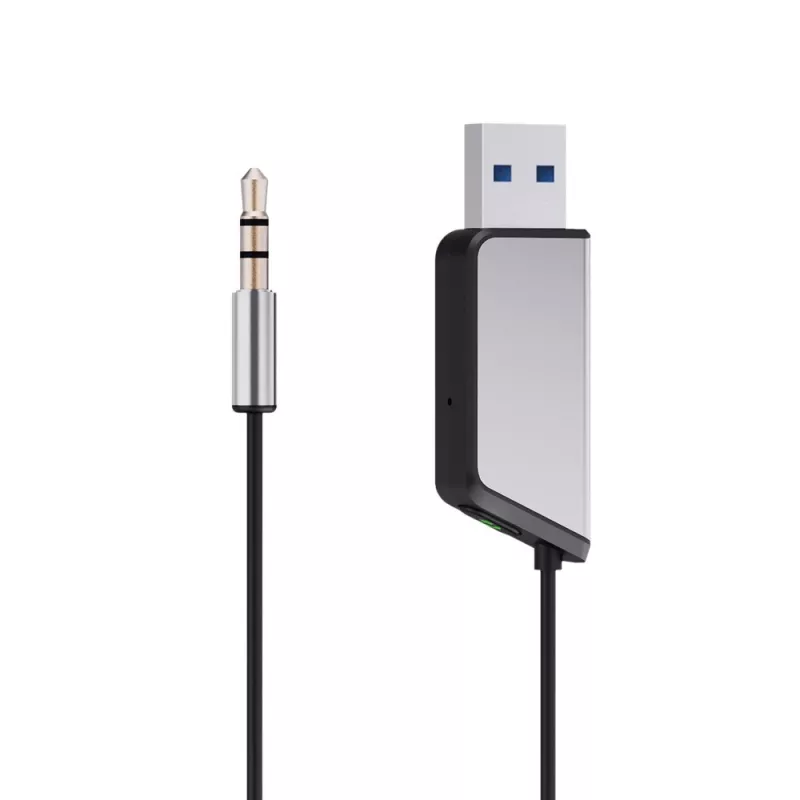 Savio TR-16 saatja AUX-adapter käed-vabad funktsiooniga, Bluetooth 5.3, Google Assistant/Siri