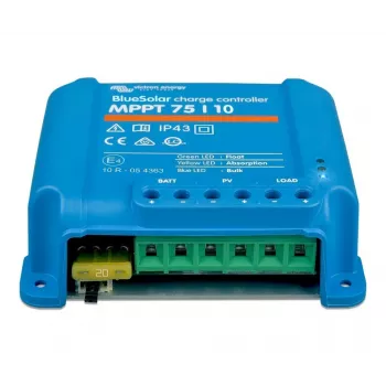 Päikeselaadimiskontroller BlueSolar PWM-LCD&USB 12/24V 10A, Victron Energy