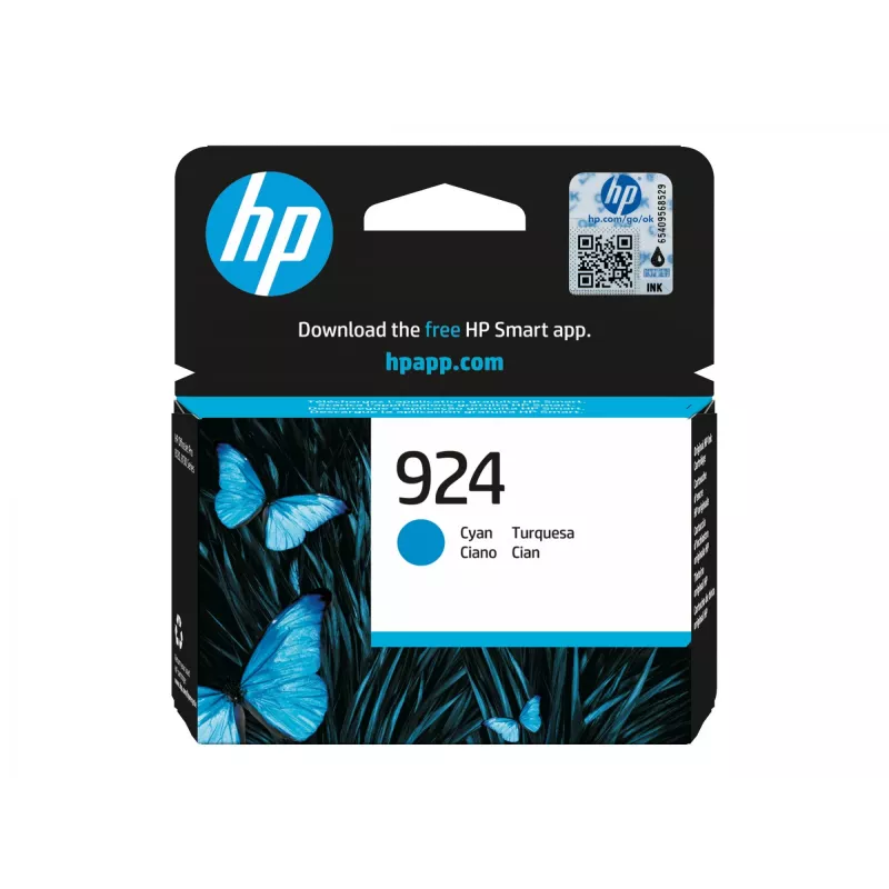 HP 924 tsüaan originaal tindikassett