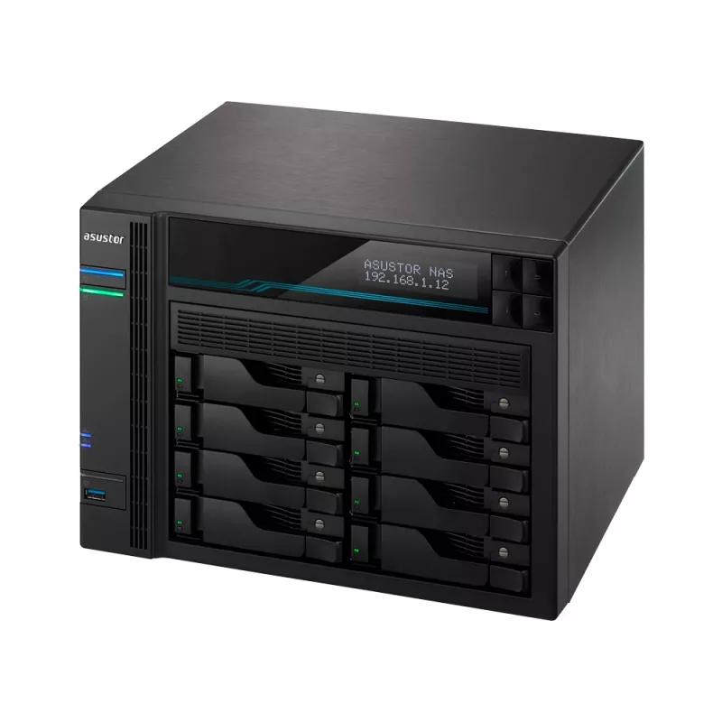 Asustor AS6508T NAS Tower Intel Atom® C3538 8 GB DDR4 0 TB ADM Must