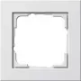 Seinaplaat GIRA E2 Valge — termoplast, kruvivaba, 80,8×80,8×9,3 mm