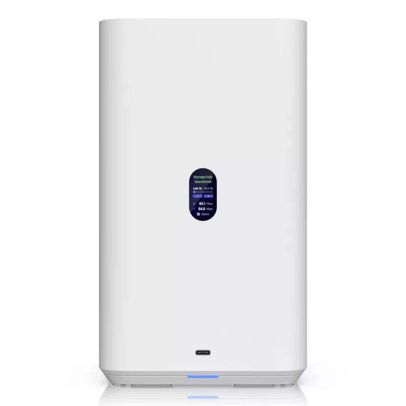 Ubiquiti UNAS-2-W Unifi Nas 2x 3.5 HDD pesa, 2.5GbE, USB-C, PoE++ adapter