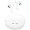 Bluetooth-kõrvaklapid Usams TWS E02 ANC+ENC valge