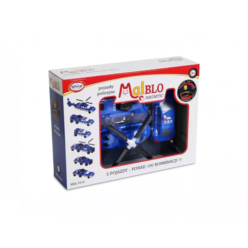 Sõidukikomplekt Popular Playthings Mix or Match Vehicles Police