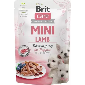 Märg kutsikatoit Brit Mini Puppy Lamb üheportsjoniline kotike 85 g väikestele tõugudele