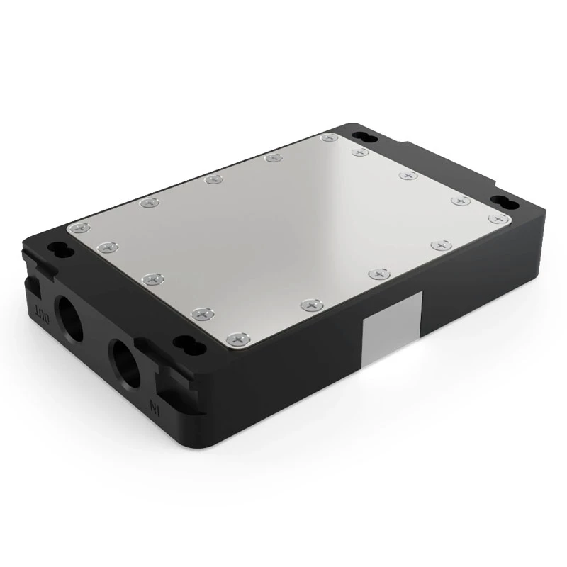 Veeblokk Alphacool 13498 atsetaalvask must hõbedane 75.5x118.5x20.5mm