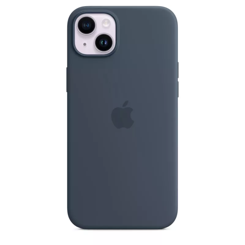 Silikoonümbris Apple iPhone 14 Plus MagSafe Storm Blue