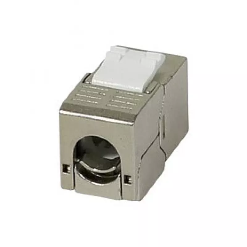 Synergy 21 Keystone Module TP Socket RJ45 CAT6A 500MHz Short with kaabel Clamp - kaabel - digitaalne/andmed
