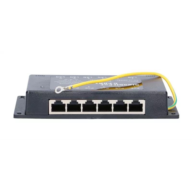 PoE-sisestaja Extralink Gigabit 6 porti 6x 1000Mb/s RJ45
