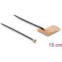 Antenn DELOCK 2,4 GHz I-PEX MHF® I pistik, ringsuunaline 2–3 dBi, 15 cm FPC-kaabliga, sisemiseks kleepkinnituseks