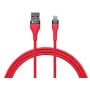 USB A-Lightning kaabel 1m punane