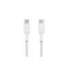 Belkin BOOST CHARGE - USB-kaabel - 24 kontaktiga USB-C (M) 24 kontaktiga USB-C (M) - USB 2.0 - 2 m - Valge