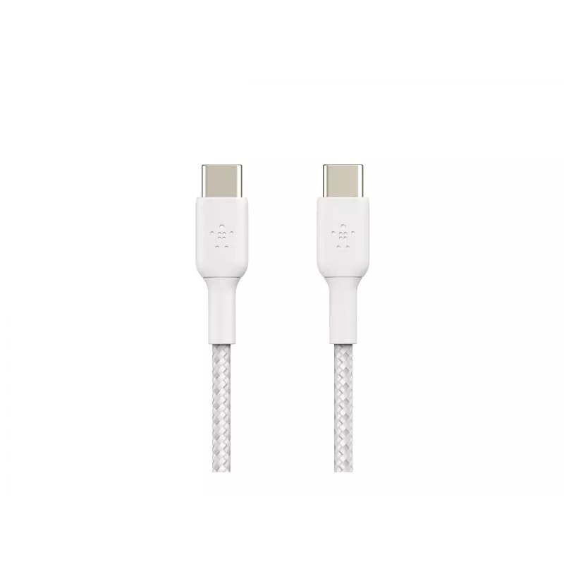 Belkin BOOST CHARGE - USB-kaabel - 24 kontaktiga USB-C (M) 24 kontaktiga USB-C (M) - USB 2.0 - 2 m - Valge