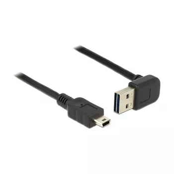 USB-kaabel DeLOCK 2 m USB 2.0-A – Mini-USB B Must 83544