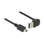 USB-kaabel DeLOCK 2 m USB 2.0-A – Mini-USB B Must 83544