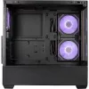 Cooler Master Elite 690 PC-korpus, Midi-Torn, ATX, Karastatud klaas - 4x ARGB-ventilaator, puit, must