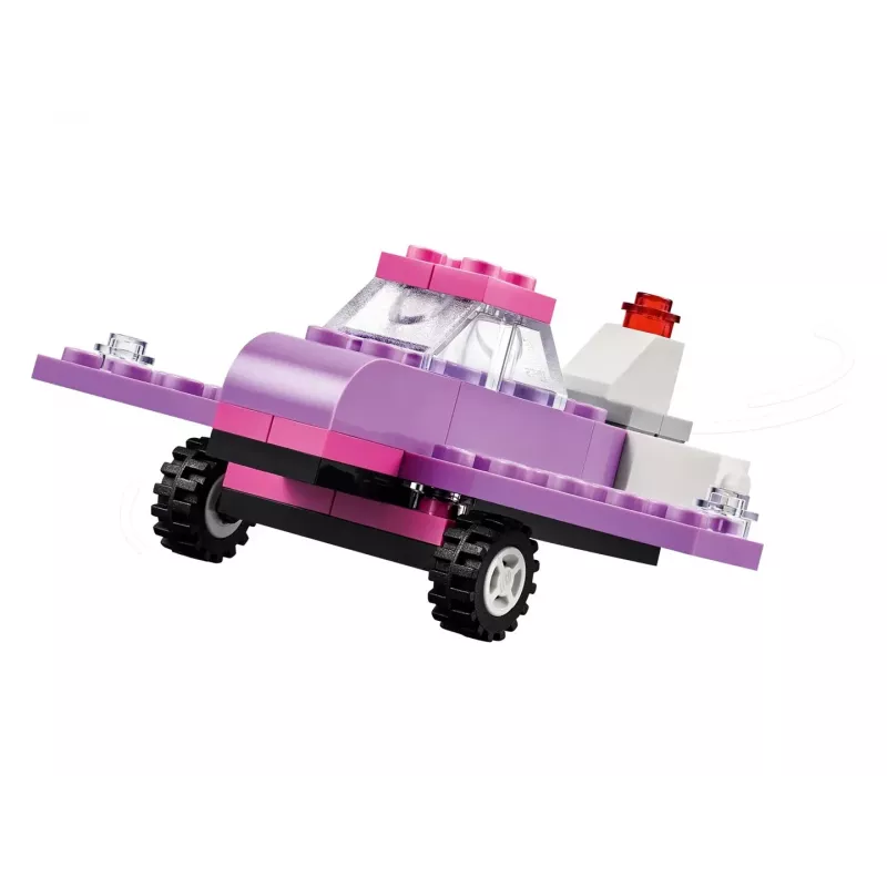 LEGO Classic Creative Vehicles Värviliste Mudelautode Komplekt Poltseiautoga ja 11023 Classic Roheline Alusplaat 32x32 Naastuga Ehitusmuru