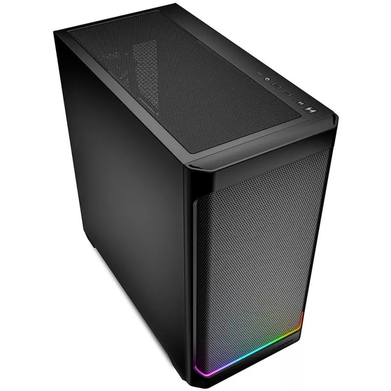 Sharkoon MK4 RGB Strip Micro Tower Must