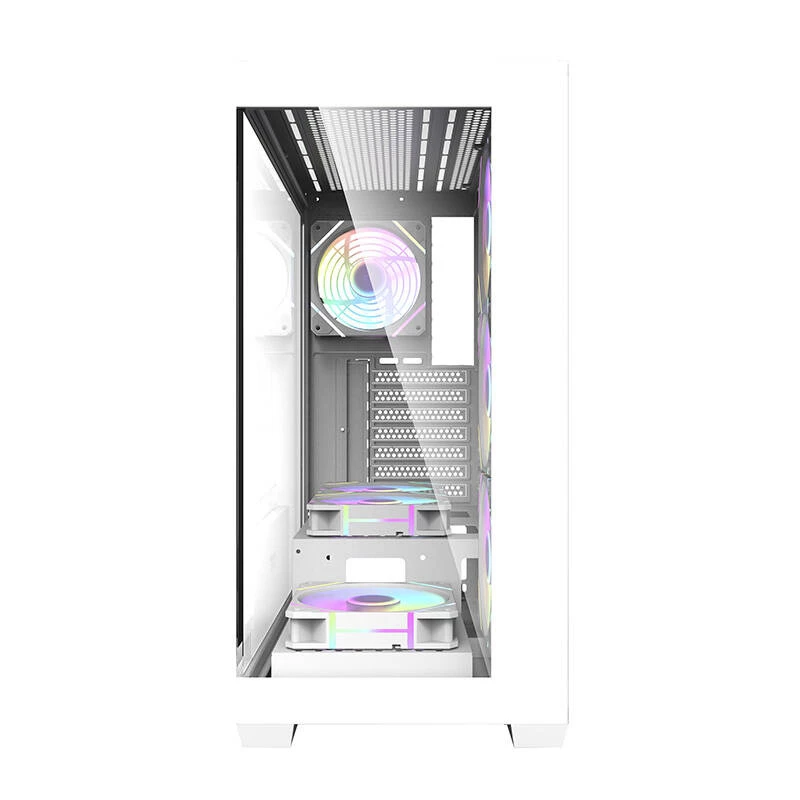 Arvutikorpus Darkflash DS900 (valge) + 7 ARGB ventilaatorit