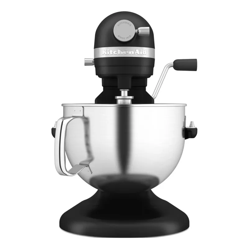 KitchenAid 5KSM60SPXEBM laudmikser 375 W Must, Hall, Roostevaba teras