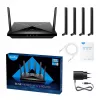 Laualine traadita ruuter Cudy P5 — Kaheribaline Wi‑Fi 6, 5G Sub6, topelt NanoSIM, Gigabit Ethernet, 6 eemaldatavat antenni, 256MB RAM