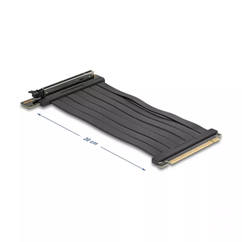 PCI Express 5.0 x16 tõstekaart DELOCK 81289, x16 pesa, 20 cm kaabel